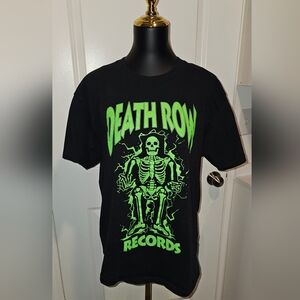 Like New!! Men's Glow-In-The-Dark Death Row Records Tee - Size LG